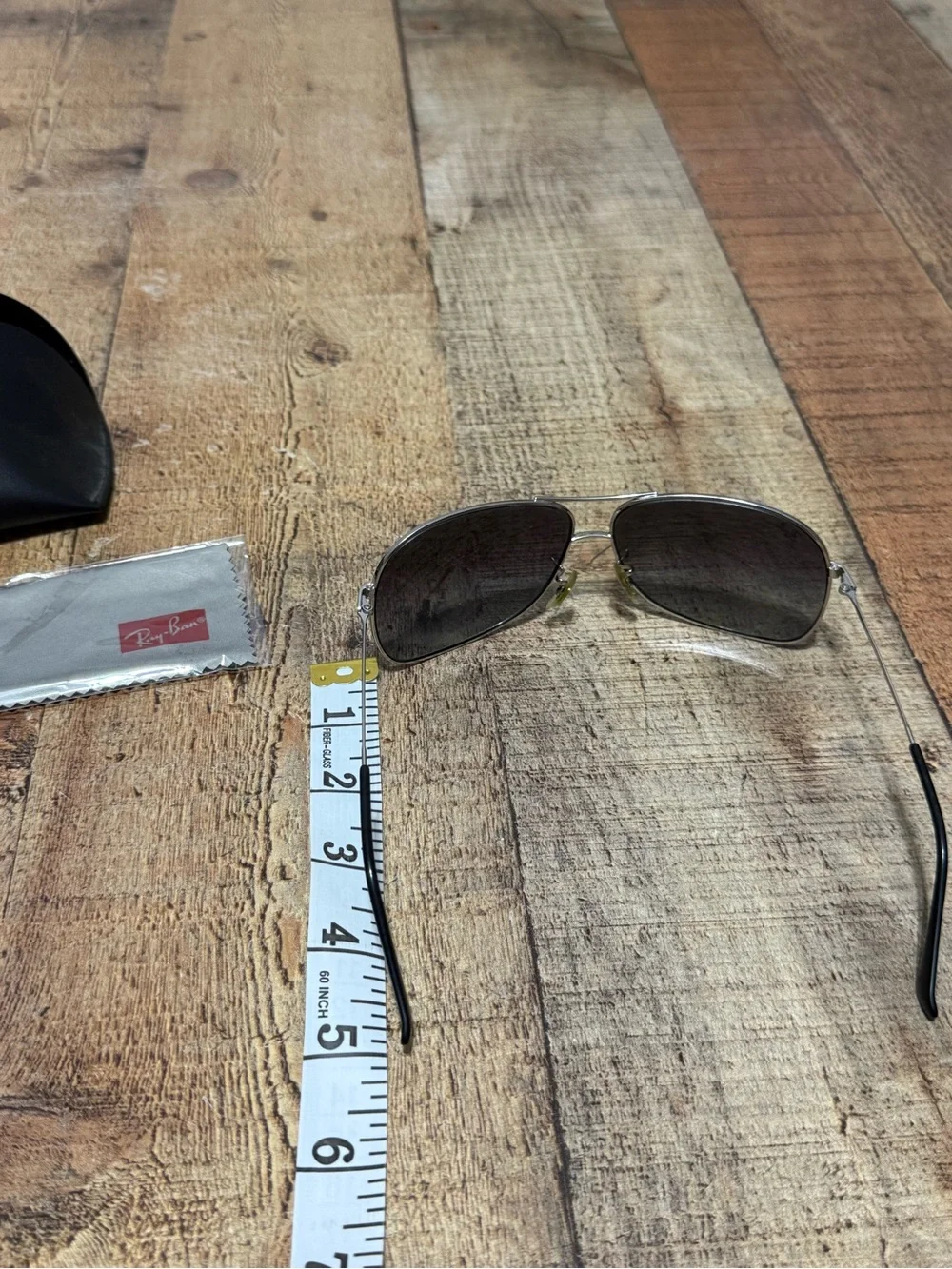 Ray-Ban RB3267 Silver with Grey Fade Lens 64mm Sunglasses These may have some mi